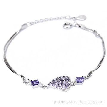 925 sterling silver bracelet jewelry with extender chain